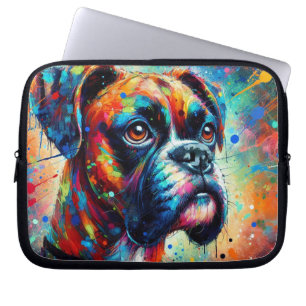 Housse Pour Ordinateur Portable Coloré Pop Art Boxer Chien Chien Chien Chien Chien
