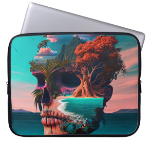 Housse Pour Ordinateur Portable Colored skull