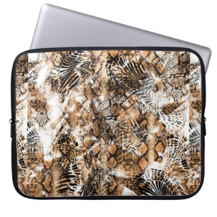 Housse Pour Ordinateur Portable Colorful Pattern Study, Leopard, Zebra, Camouflage