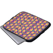 Housse Pour Ordinateur Portable Colourful genetic pattern (Devant bas)