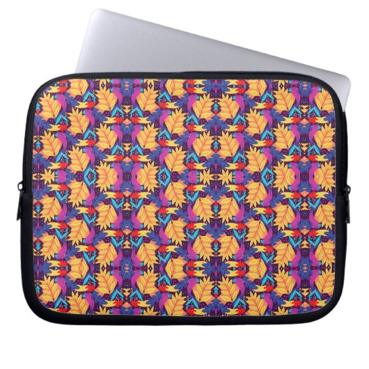 Housse Pour Ordinateur Portable Colourful genetic pattern (Devant)