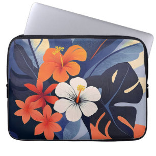 Housse Pour Ordinateur Portable Combinaison néo-hawaïenne en caoutchouc de style m