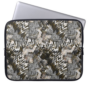 Housse Pour Ordinateur Portable Combiné, ethnique, africain.
