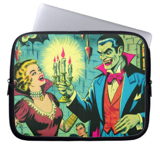 Housse Pour Ordinateur Portable Comics vintages Vampire Horror