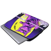 Housse Pour Ordinateur Portable Commando Chat. Modifiable (Devant bas)