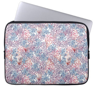 Housse Pour Ordinateur Portable Composition de aquarelle sous-marine Série Design