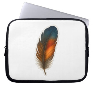Housse Pour Ordinateur Portable Conception colorée en plumes