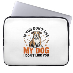 Housse Pour Ordinateur Portable Conception de chemise de citation de chiot vintage