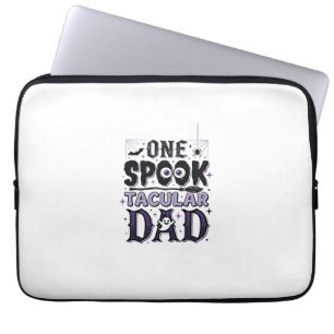 Housse Pour Ordinateur Portable Conception de chemise Halloween pour papa Spooktac