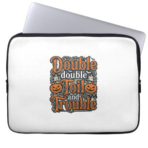 Housse Pour Ordinateur Portable Conception de chemise Halloween Vintage Double Toi