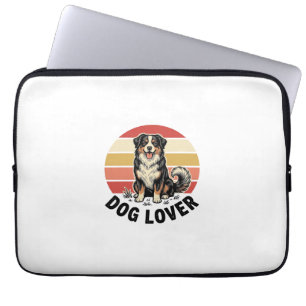 Housse Pour Ordinateur Portable Conception de coucher de soleil de chien mignon gr