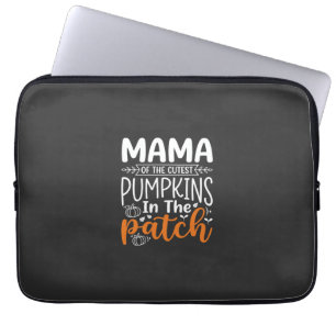 Housse Pour Ordinateur Portable Conception de Halloween Mama Pumpkins Patch_1