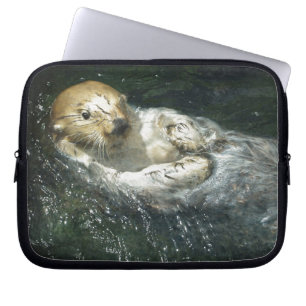 Housse Pour Ordinateur Portable Conception de loutre mignonne pour les amateurs d'