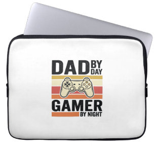 Housse Pour Ordinateur Portable Conception de T-Shirt de manette vintage pour papa