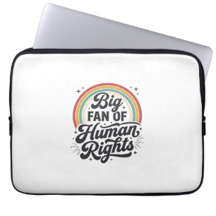 Housse Pour Ordinateur Portable Conception de T-Shirt Vectoriel Rétro Arc-en-Ciel