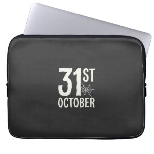 Housse Pour Ordinateur Portable Conception de toile d'araignée Halloween du 31 oct