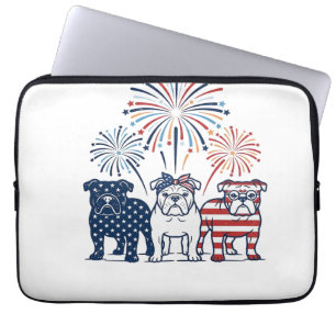 Housse Pour Ordinateur Portable Conception de vecteur vintage de feux d'artifice d