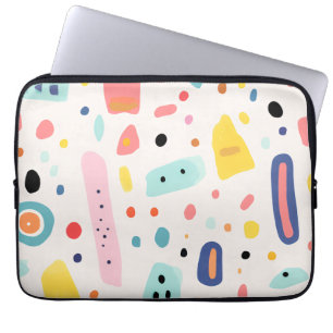 Housse Pour Ordinateur Portable conception d'éléments mignons colorés