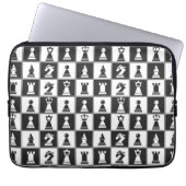 Housse Pour Ordinateur Portable Conception des échecs (Devant)