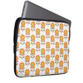 Housse Pour Ordinateur Portable Conception des fleurs rétro (Devant droit)