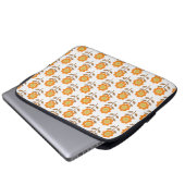 Housse Pour Ordinateur Portable Conception des fleurs rétro (Devant bas)