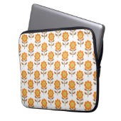 Housse Pour Ordinateur Portable Conception des fleurs rétro (devant gauche)