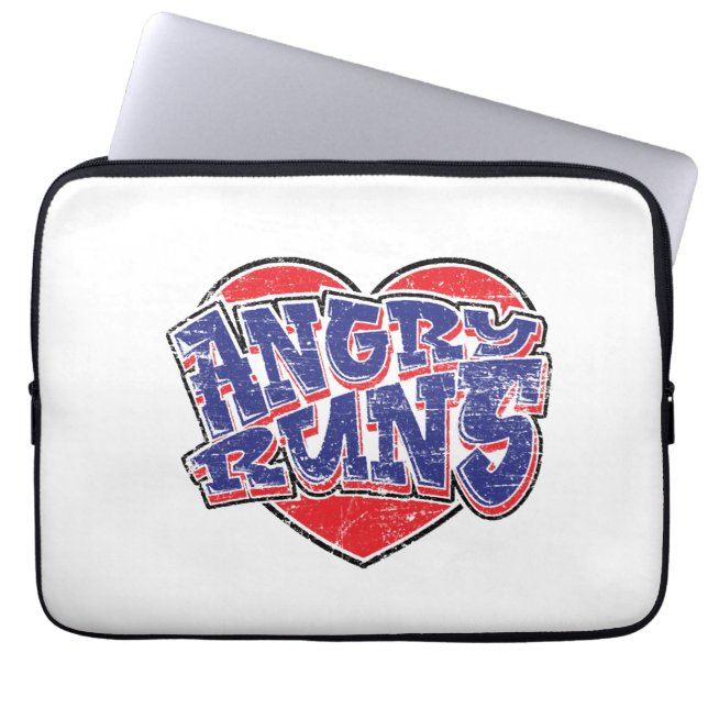 Housse Pour Ordinateur Portable Conception des ventilateurs Angry Runs v2 (Devant)