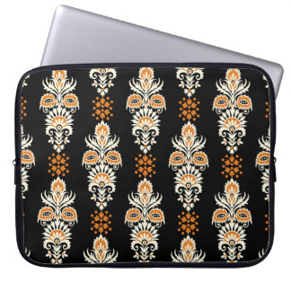 Housse Pour Ordinateur Portable conception florale géométrique abstraite transpare