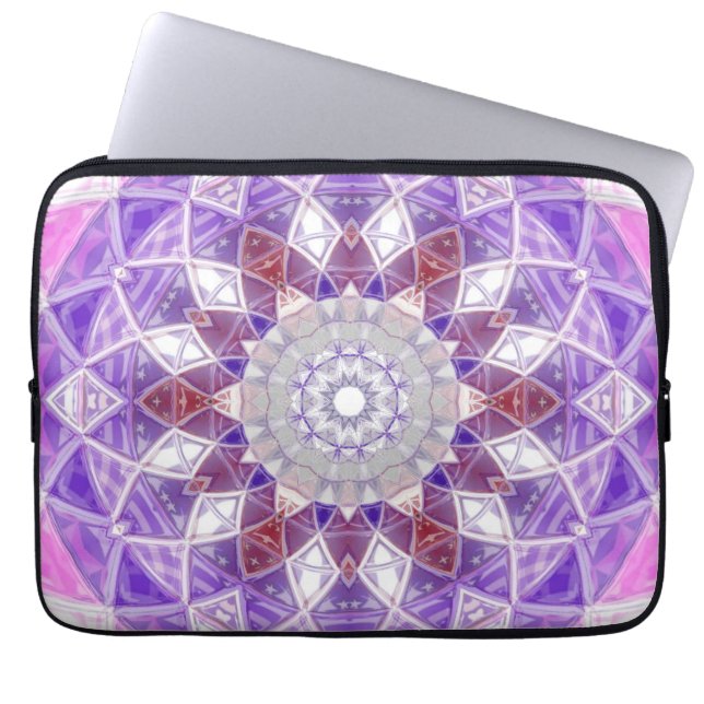 Housse Pour Ordinateur Portable conception mandala (Devant)