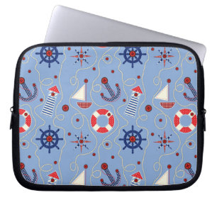 Housse Pour Ordinateur Portable Conception Nautique de la mise en correspondance