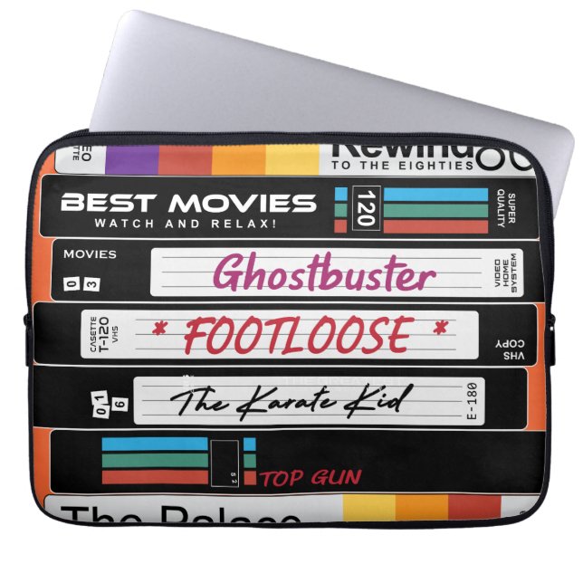 Housse Pour Ordinateur Portable Conception vidéo VHS (Devant)