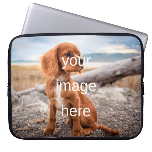 HOUSSE POUR ORDINATEUR PORTABLE CONCEVEZ VOTRE PROPRE (Devant)
