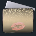Housse Pour Ordinateur Portable Confétité Ou Diamant À Huile Brillante, Personnali<br><div class="desc">Cette image présente des confettis en feuille d'or ou des diamants avec la lèvre de gloire et le nom.Les diamants sont les meilleures amies des filles.Alors offrez-vous ou un ami à quelque chose de spécial avec ce magnifique accessoire couvert de diamants. Sélectionnez le bouton costume pour modifier le style, la...</div>