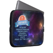 Housse Pour Ordinateur Portable Confirmation 7 Dons de l'Esprit Saint (Devant droit)