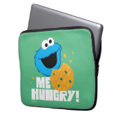 Housse Pour Ordinateur Portable Cookie Monster | Moi Affamé! (devant gauche)