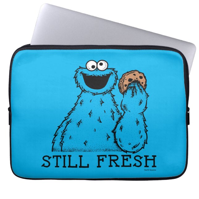 Housse Pour Ordinateur Portable Cookie Monster | Toujours frais (Devant)