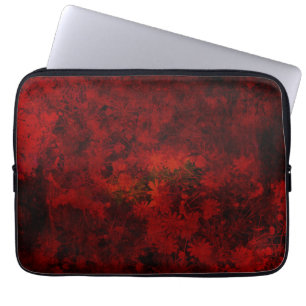 Housse Pour Ordinateur Portable Cool, art moderne floral / fleuriste motif