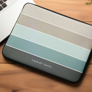 Housse Pour Ordinateur Portable Cool Moderne Stripes Personnalisé