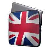 HOUSSE POUR ORDINATEUR PORTABLE COOL UNION JACK UK FLAG (devant gauche)