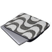 Housse Pour Ordinateur Portable Copacabana Sidewalk Brazilian pattern (Devant bas)