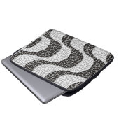 Housse Pour Ordinateur Portable Copacabana Sidewalk Brazilian pattern (Devant bas)