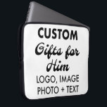 Housse Pour Ordinateur Portable Coque de capot de poche en néoprène 15 pouces pers<br><div class="desc">Couvercle à manches d'ordinateur portable de 15 po personnalisées, grand Coque en néoprène, léger et résistant à l'eau avec zip de chargement haut (disponible pour les ordinateurs portables de 10, 13 et 15 po). Téléchargez le logo, la photo, l'image, le design et ajoutez votre propre texte pour télécharger le logo,...</div>