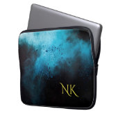 Housse Pour Ordinateur Portable coque d'ordinateur portable bleu et sombre (devant gauche)