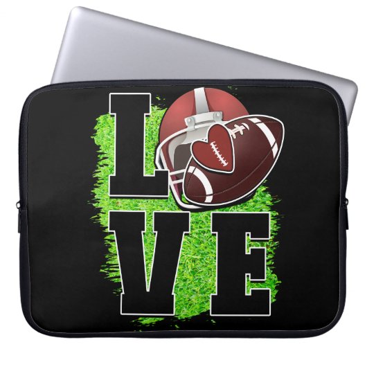 Housse Pour Ordinateur Portable Coque d'ordinateur portable de football (Devant)
