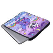 Housse Pour Ordinateur Portable Coque d'ordinateur portable fille squelette mignon (Devant bas)