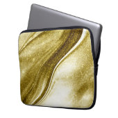 Housse Pour Ordinateur Portable Coque d'ordinateur portable Gold Glittered (devant gauche)