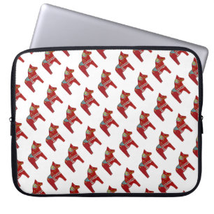 Housse Pour Ordinateur Portable Coque d'ordinateur portable Red Dala Horse