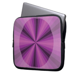 Housse Pour Ordinateur Portable Coque d'ordinateur portable violet illusion optiqu