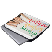 Housse Pour Ordinateur Portable coque portable "DREAM, CROYEVE..." (Devant bas)