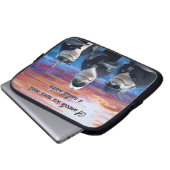 Housse Pour Ordinateur Portable coques de l'ordinateur portable nautique 'Shark' (Devant bas)